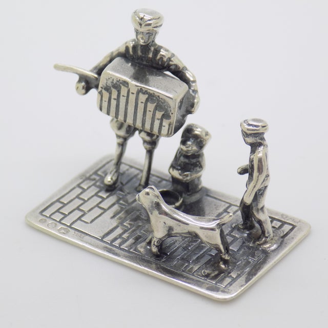 Vintage British Handmade Genuine Sterling Silver 925 Figurine, 1940s For Sale - Image 3 of 13