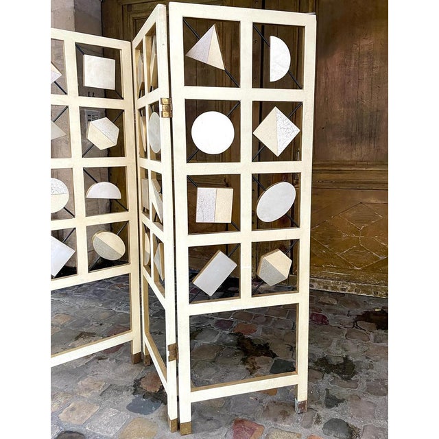 2000 - 2009 Vintage Geometric Screen, 1970s For Sale - Image 5 of 11