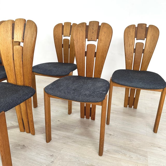1960s Dutch Brutalist Dining Chairs – Set of 6 For Sale - Image 5 of 11