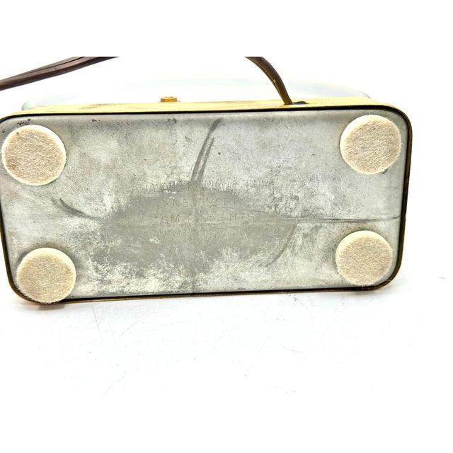 1940s Art Deco Etalage Reclame Mystery Clock Running Nicely For Sale - Image 4 of 14
