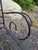 Vintage Wrought Iron Swivel Chair For Sale - Image 4 of 8