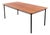 Restored Mid Century Sapele Mahogany Dining Table Attributed to d.s. Vorster of South Africa For Sale