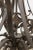 1990s Heavy Wrought Iron 9 Arm Chandelier For Sale - Image 5 of 11