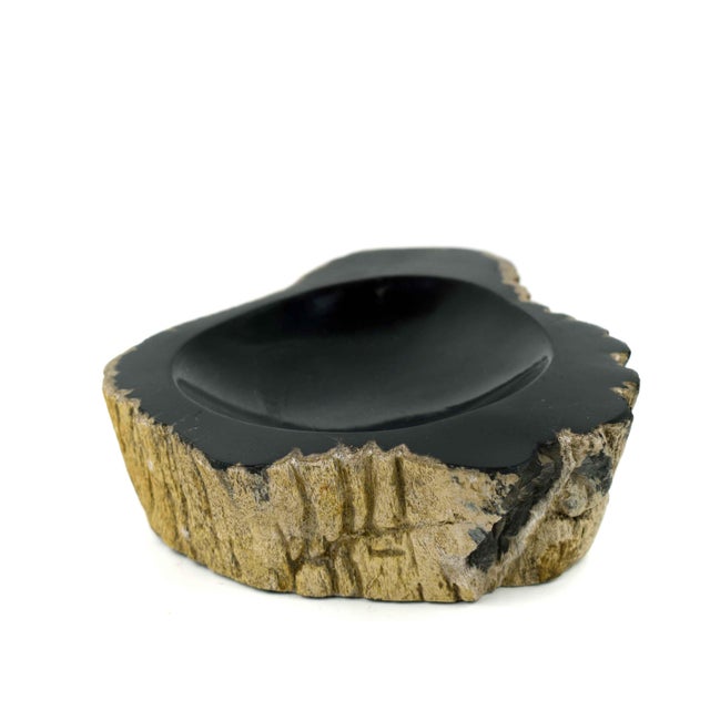 Solid Stone Irregular Natural Shape Soap Dish For Sale - Image 4 of 6