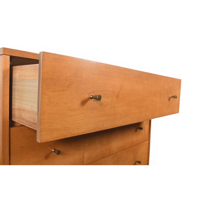 Wood Mid 20th Century Paul McCobb Model 1508-B Planner Group Gentleman's Chest For Sale - Image 7 of 7