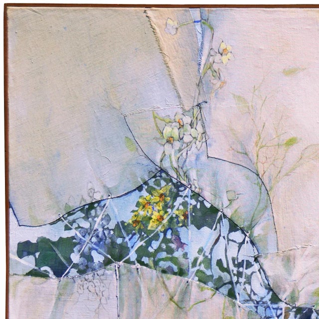 Antique White 'Spring' by Lynn Curtis, Large Modernist Oil, Dartmouth, Slade School, McDowell Colony Fellow For Sale - Image 8 of 12