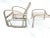 Metal Vintage Glider and Ottoman Outdoor Set / 2 For Sale - Image 7 of 8
