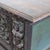 Brown Antique Wooden Trunk With Ornate Carved Details and Hinged Lid For Sale - Image 8 of 10
