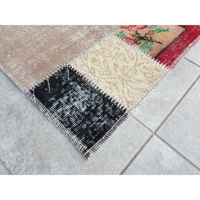 Oushak Vintage Hallway Runner For Sale - Image 10 of 10