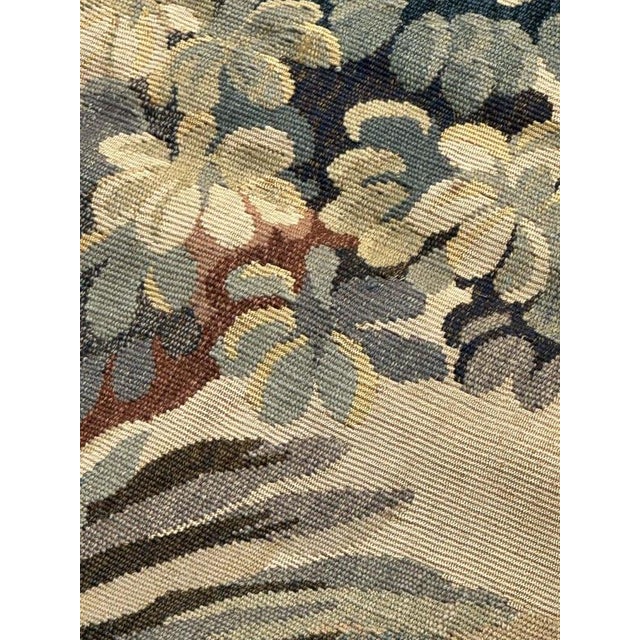 19th Century French Aubusson Landscaper Tapestry, 1890s For Sale - Image 9 of 18