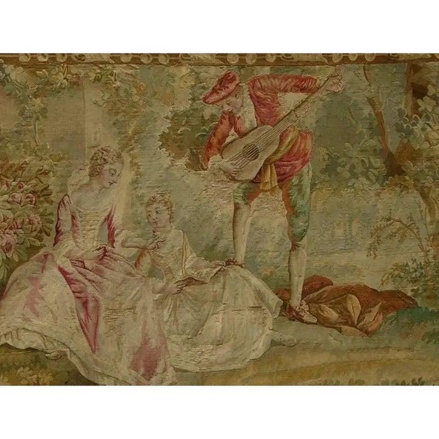 1900 Antique French Tapestry For Sale In Los Angeles - Image 6 of 9