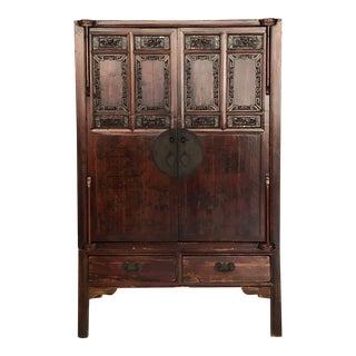 Antique Asian Wedding Cabinet For Sale