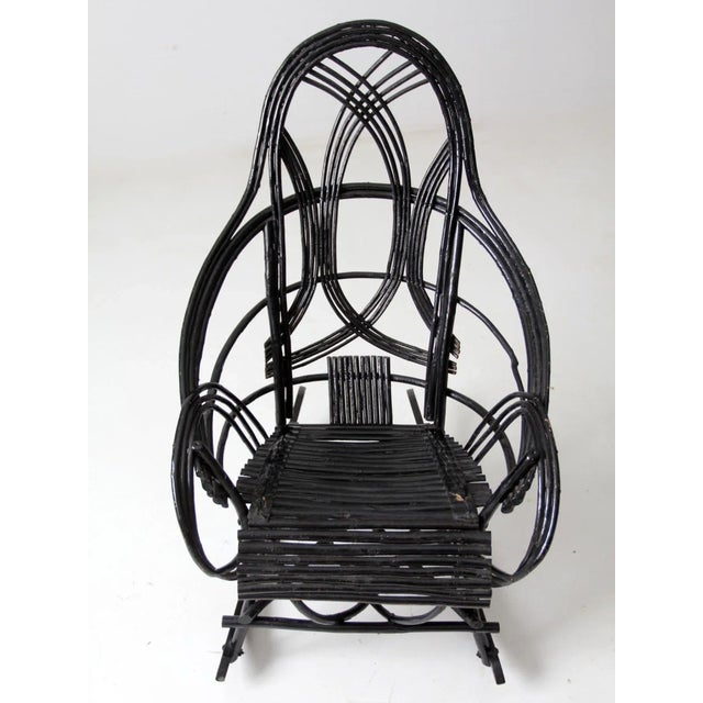 Antique Adirondack Rocking Chair For Sale - Image 9 of 9