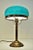 Swedish Grace Copper and Hand Blown Glass Table Lamp, 1925 For Sale - Image 3 of 12