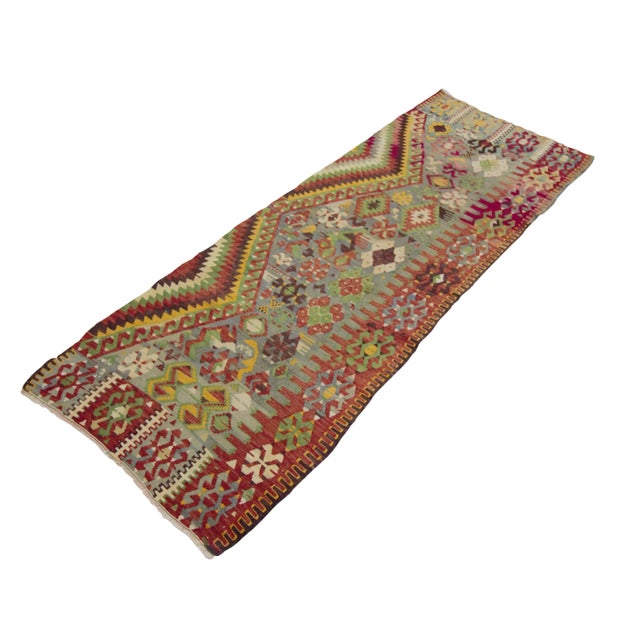 1960s Vintage Turkish Kilim Runner- 2′9″ × 7′8″ For Sale - Image 4 of 7