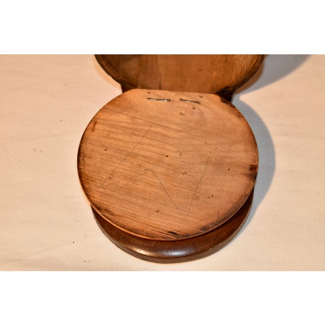 19th Century English Turned Wooden Salt Box For Sale - Image 10 of 10