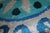 2020s Light Blue Hand Knotted Turkish Silk Velvet Ikat Pillows For Sale - Image 5 of 9