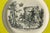 Mid. 19th C. Pair Creil Montreau Faience Creamware Plates - Don Quixote Scenes, France For Sale - Image 11 of 18