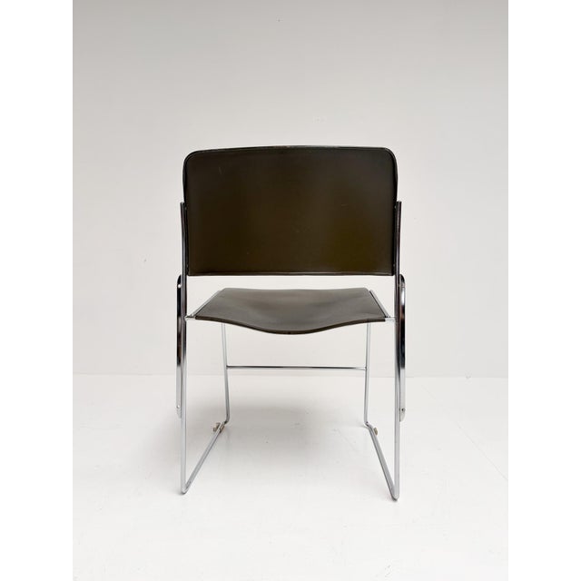 Dark Green Stackable Chair by David Rowland for Howe, 1970s For Sale - Image 9 of 18