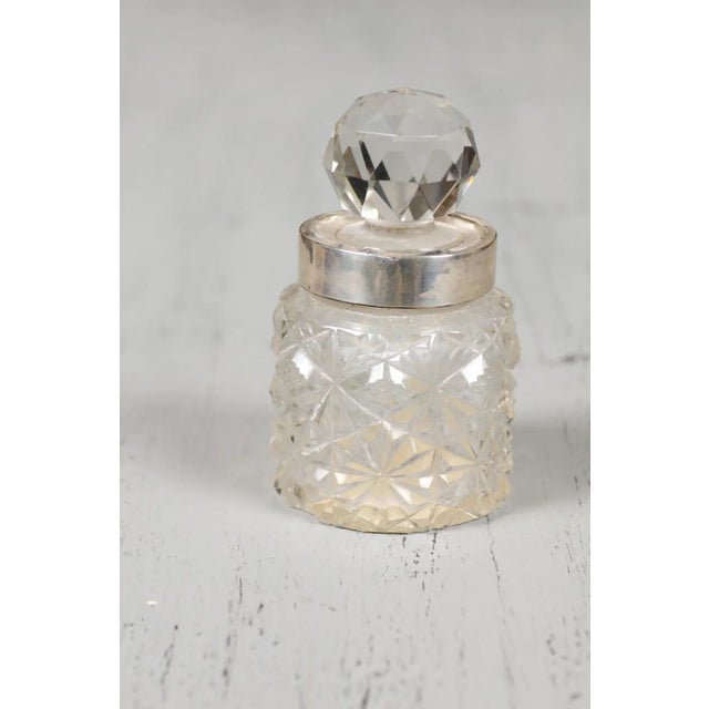 Metal 19th Century English Crystal and Silver Jug For Sale - Image 7 of 11