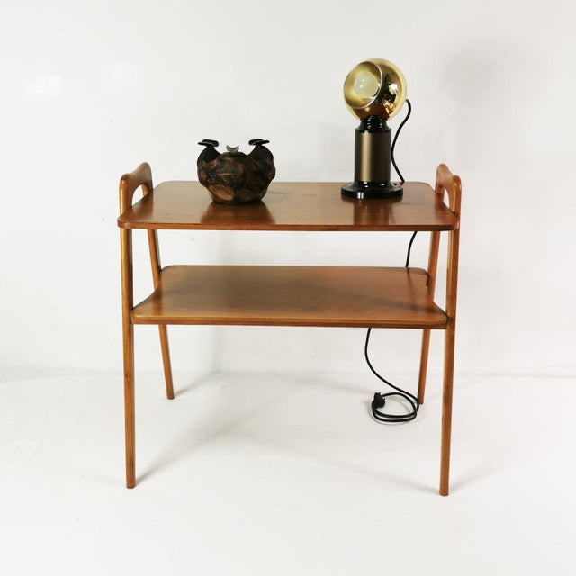 Wood Modernist Side Table, Germany, 1960s For Sale - Image 7 of 13