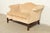 English Ethan Allen Chippendale Camelback Loveseat or Sofa For Sale - Image 3 of 12