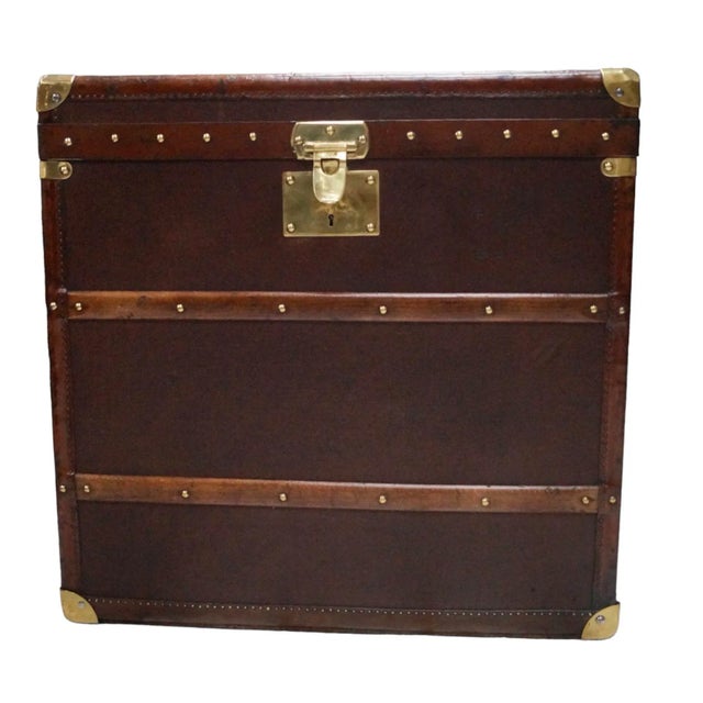 Large Moynat Hat Trunk, 1910s For Sale - Image 10 of 10