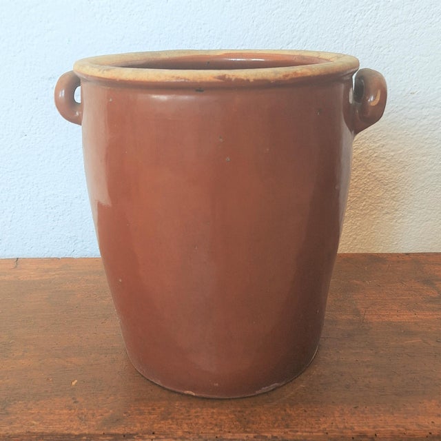 Antique Industrial Style Stoneware Pot, 1890s For Sale - Image 4 of 4