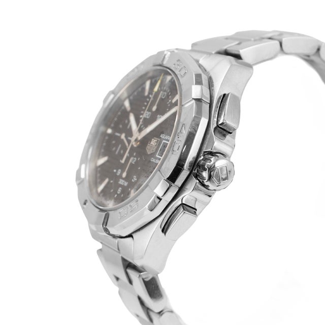Tag Heuer Tag Heuer Aquaracer 300m 43mm Cay2110-0 Black Dial Stainless Steel Watch For Sale - Image 4 of 9