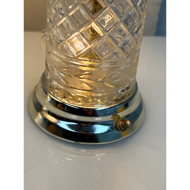 Late 20th Century Crystal Clear Industries Double Light Table Lamps - a Pair For Sale - Image 11 of 12