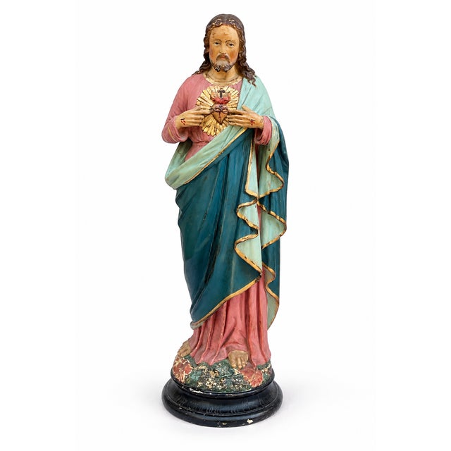 Puccini, Sacred Heart of Jesus, 1900, Plaster For Sale - Image 12 of 12