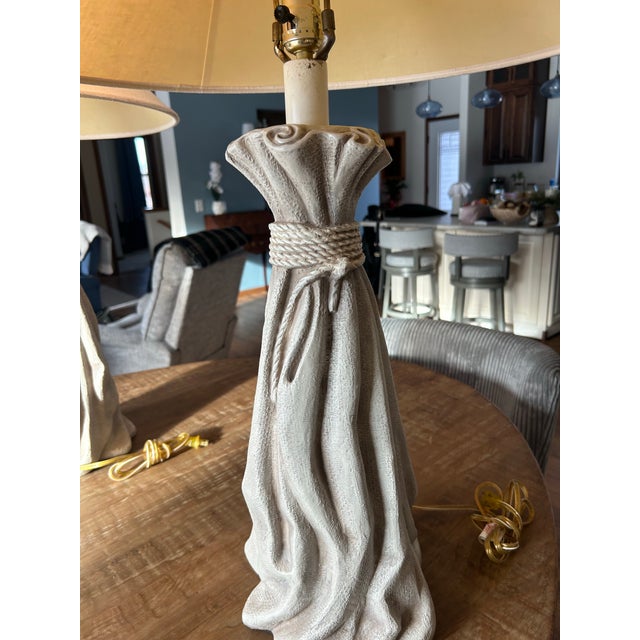 Mid-Century Modern Authentic Pieri Tullio” 1995 Branded Pieri Creations “Draped Sack” Pristine With Original Shades- Special Shipping Promotion in Description For Sale - Image 3 of 11