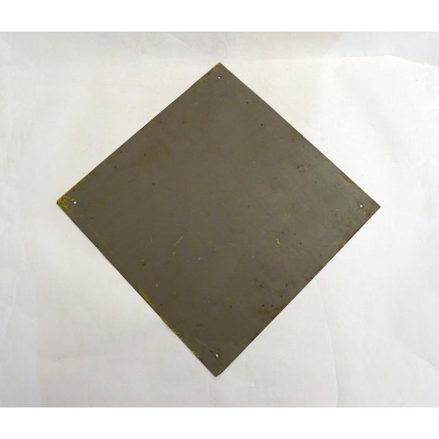 Black Mid-Century Dalami Advertising Sign in Sheet Metal, France, 1950s For Sale - Image 8 of 13