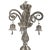 Modern Bohemian Style Eight-Light Platinum Overlaide Chandelier For Sale In Los Angeles - Image 6 of 7