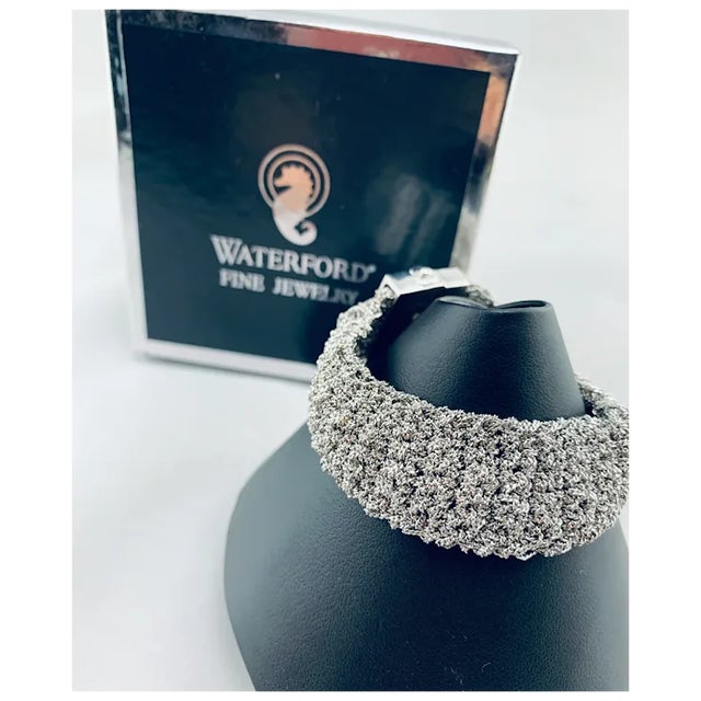 Contemporary Late 20th Century Waterford Sterling Bracelet For Sale - Image 3 of 12