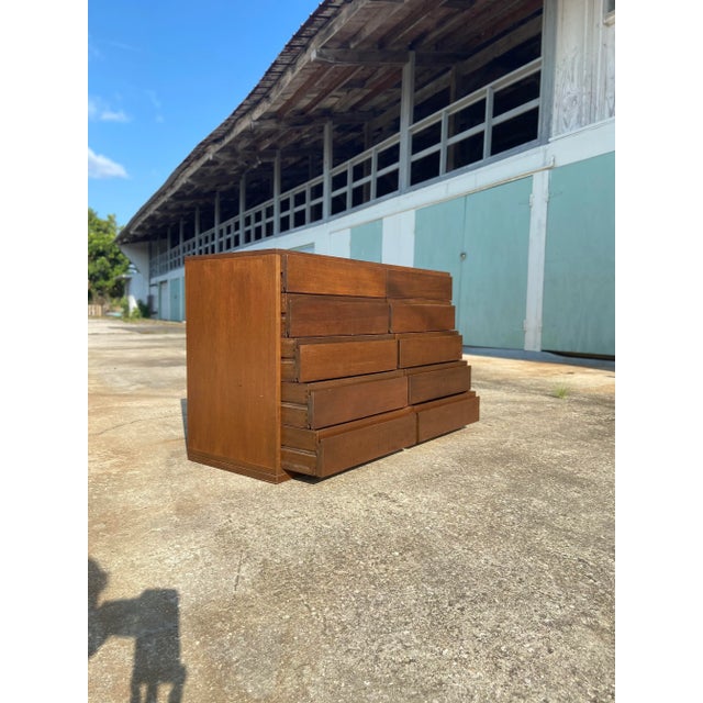 Mid Century Modern Lowboy Dresser | Scandinavian Style by Arne Wahl Iversen For Sale - Image 9 of 12