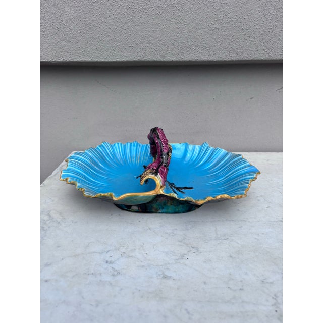 19th Century Victorian Shell Server with Coral & Seaweed Handle George Jones.