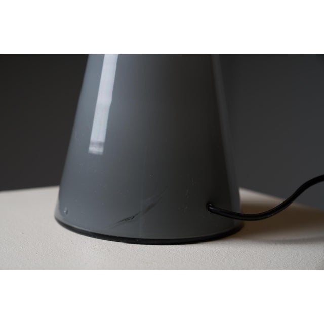 Vintage Italian Glass Mushroom Table Lamp from Vistosi, 1960 For Sale - Image 13 of 14