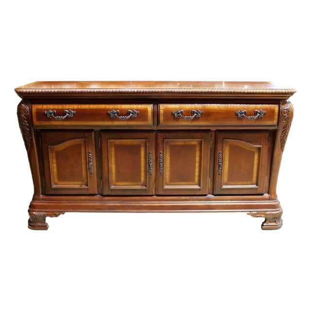 Two-Tone Mahogany Sideboard For Sale