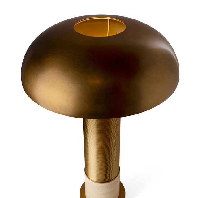 Metal Orion Brass Lamp For Sale - Image 7 of 9