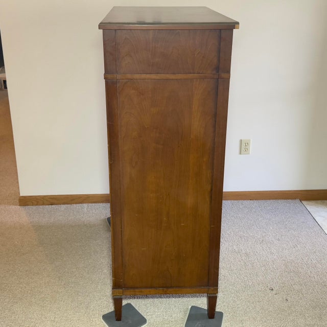 1960s Vintage Henredon Heritage Highboy Chest For Sale - Image 5 of 11