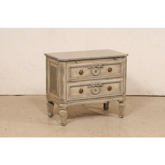 Neoclassical Late 20th Century Italian Neoclassic Style Side Chest For Sale - Image 3 of 11