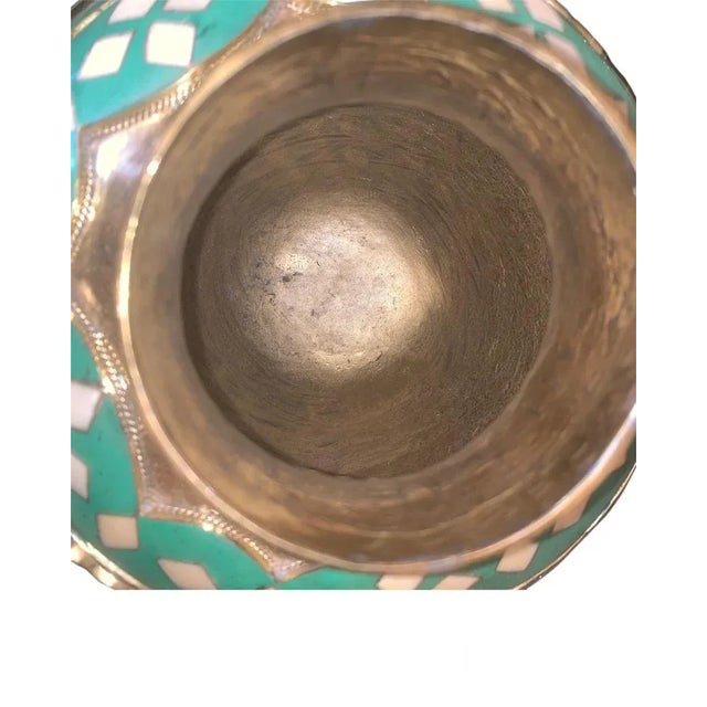 Copper Moroccan Copper Decorative Vase For Sale - Image 8 of 8