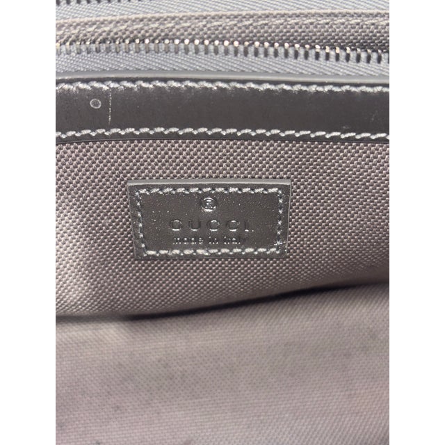 Textile Gucci Small Emblem Tote—Limited Edition Silver Holiday Collection For Sale - Image 7 of 9
