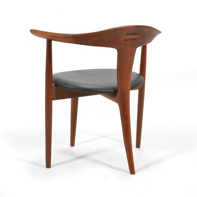 Brown Erik Andersen and Palle Pedersen Pair of Rare Arm Chairs For Sale - Image 8 of 10