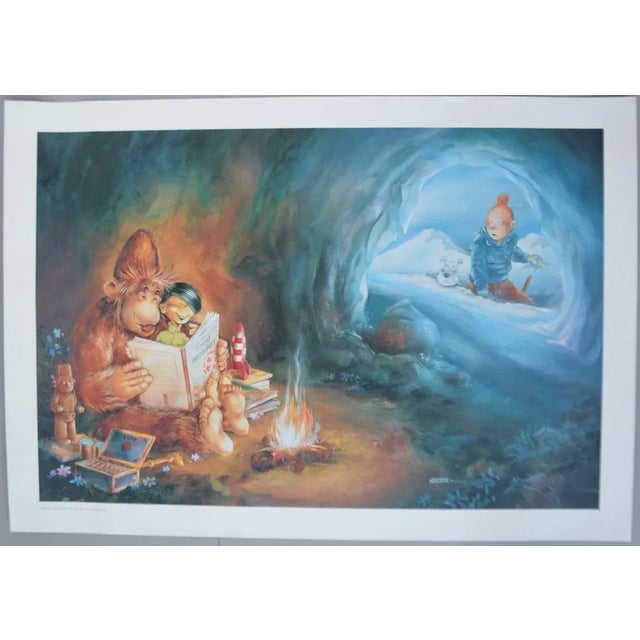 Watch, Hommage à Hergé, 1990, Offset Lithograph For Sale - Image 10 of 10