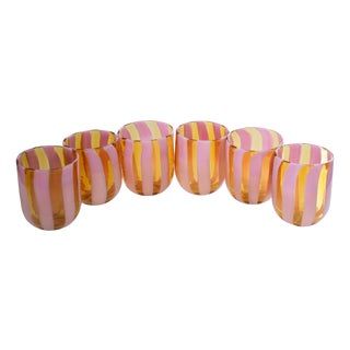 Glasses by Mariana Iskra for Ribes, Set of 6 For Sale