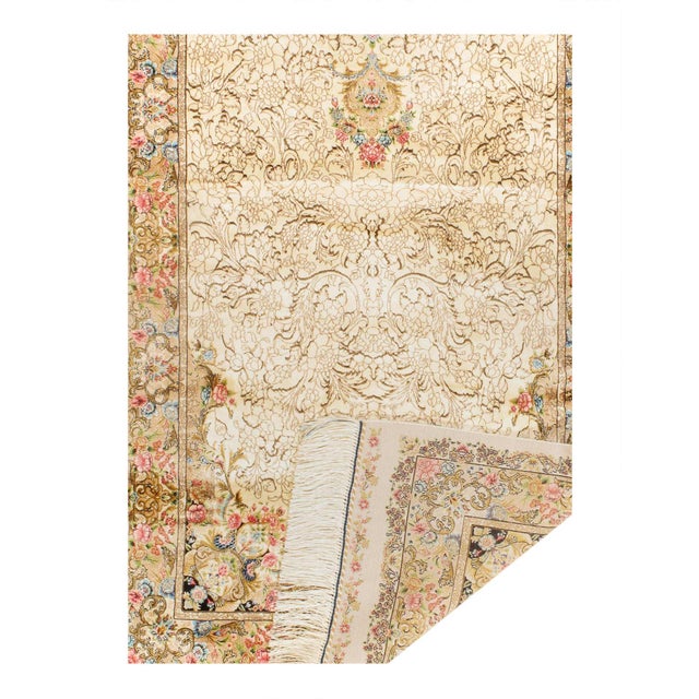 Traditional Pasargad DC Persian Isfahan Design Runner For Sale - Image 3 of 3