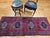Textile Vintage Turkish Runner, Hand-Knotted Wool, Geometric Design, Red & Navy, 3' x 7' For Sale - Image 7 of 10
