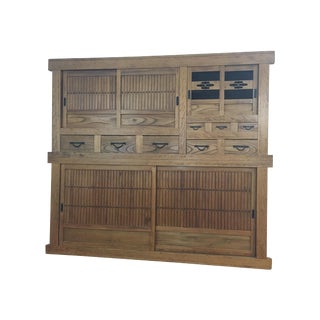 Two-Piece Stacking Tansu Chest For Sale